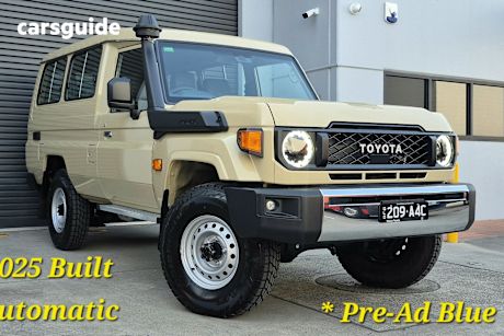 Grey 2025 Toyota Landcruiser SUV GXL TROOPCARRIER 4X4