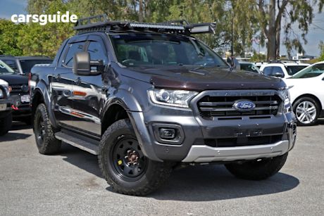 Grey 2019 Ford Ranger Ute Tray WILDTRAK 4X4