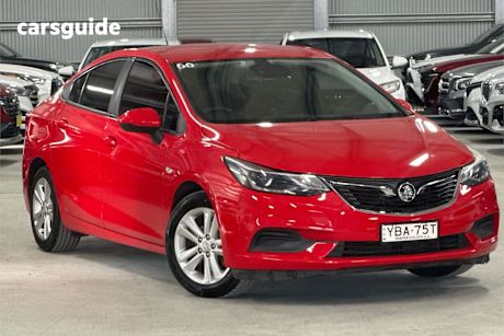 Red 2018 Holden Astra Sedan LS+ F