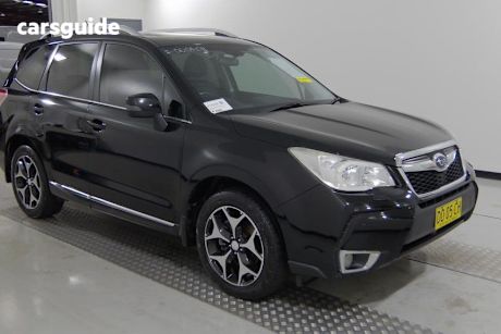 Black 2014 Subaru Forester Wagon 2.0XT Premium