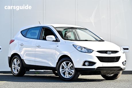 White 2013 Hyundai IX35 SUV SE F