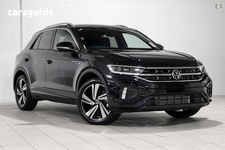 Black 2024 Volkswagen T-ROC SUV 140TSI R-LINE 4WD