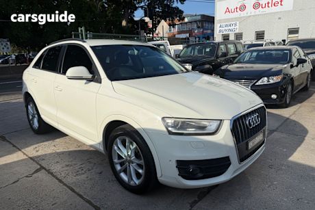 White 2013 Audi Q3 SUV TFSI 4WD
