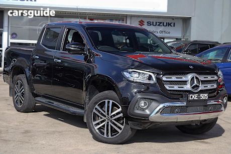 Black 2018 Mercedes-Benz X Ute Tray X250D POWER 4X4