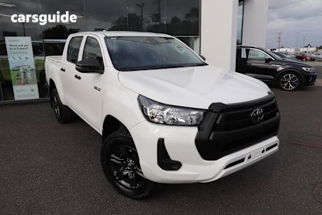 White 2023 Toyota Hilux Ute Tray WORKMATE HI-RIDER R
