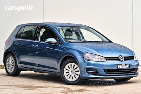 Blue 2014 Volkswagen Golf Hatch 90TSI F