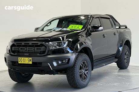 Black 2020 Ford Ranger Double Cab Pick Up Raptor 2.0 (4X4)
