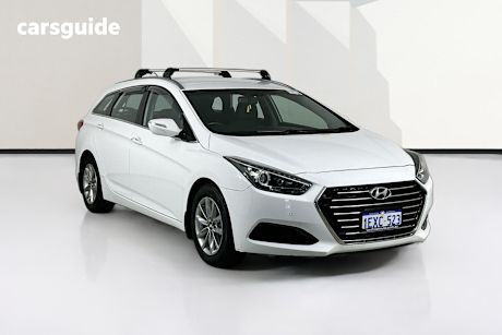 White 2015 Hyundai I40 Wagon Active