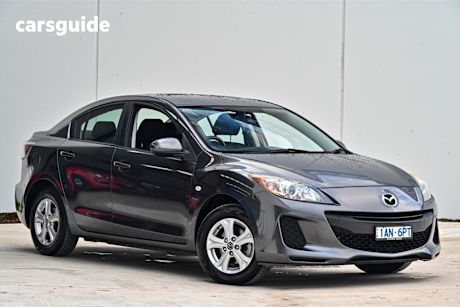 Grey 2013 Mazda Mazda3 Sedan NEO F