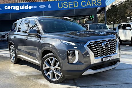 Grey 2021 Hyundai Palisade SUV ELITE F