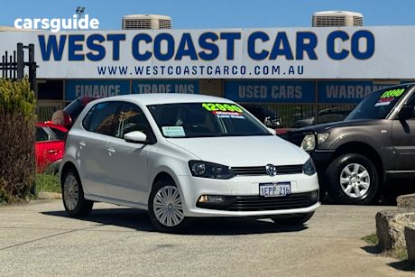 White 2014 Volkswagen Polo Hatchback 66 Tsi Trendline