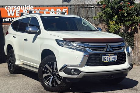 White 2016 Mitsubishi Pajero Sport SUV QE EXCEED WAGON 7ST 5DR SPTS AUTO 8SP 4X4 2.4DT [MY16]