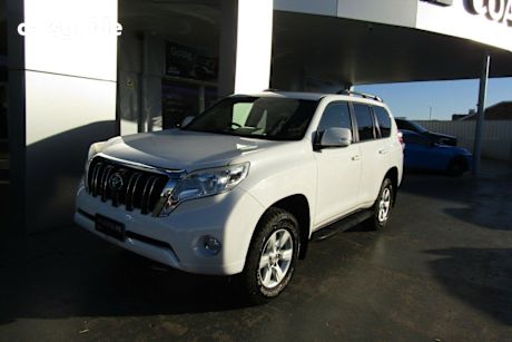 White 2014 Toyota Landcruiser Prado Wagon Gxl (4X4)