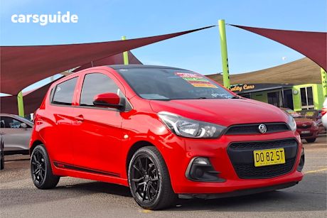 Red 2016 Holden Spark Hatchback Ls