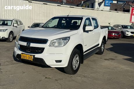 White 2012 Holden Colorado Crew Cab Pickup Lx (4X2)