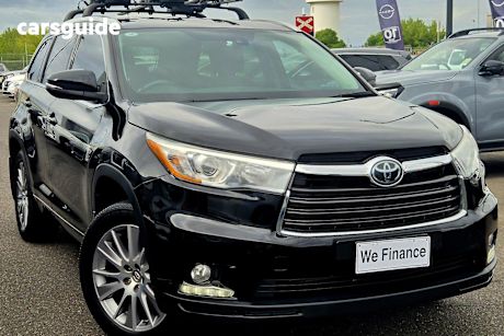 Black 2015 Toyota Kluger SUV GRANDE 4WD