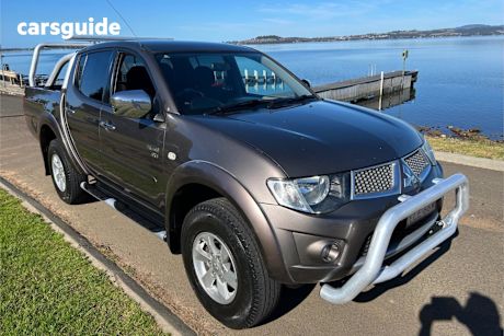Grey 2012 Mitsubishi Triton Double Cab Utility Glx-R (4X4)