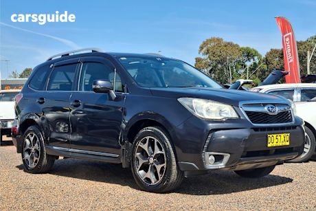 Grey 2014 Subaru Forester Wagon 2.0Xt Premium