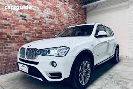 White 2017 BMW X3 Wagon Xdrive 20D