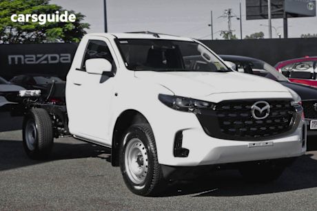 White 2025 Mazda BT-50 Ute Tray XS R