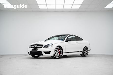 White 2015 Mercedes-Benz C-CLASS Coupe C63 AMG EDITION 507 R