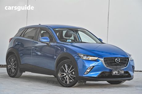 Blue 2017 Mazda CX-3 SUV STOURING F