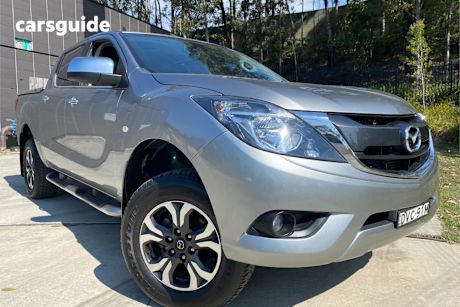Grey 2017 Mazda BT-50 Dual Cab Utility Xtr (4X2)