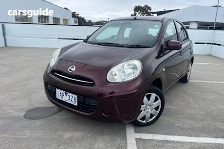 Red 2012 Nissan Micra Hatch ST-L F