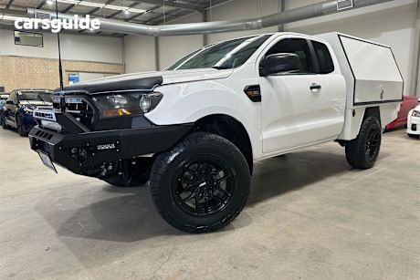 Blue 2019 Ford Ranger Ute Tray XL 4X4