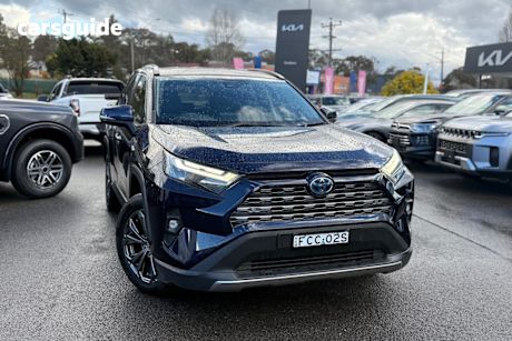 Blue 2022 Toyota RAV4 SUV GXL F