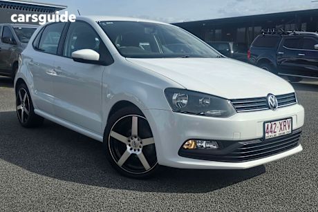 White 2015 Volkswagen Polo Hatch 66TSI TRENDLINE F