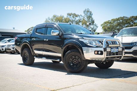 Black 2016 Mitsubishi Triton Ute Tray GLS 4X4