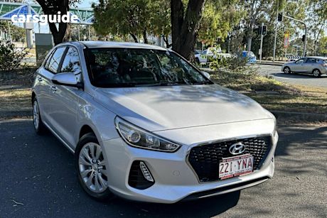 Silver 2018 Hyundai I30 Hatchback Go 1.6 Crdi