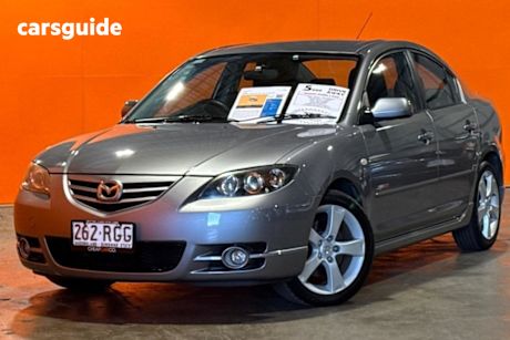 Grey 2005 Mazda 3 Sedan Sp23