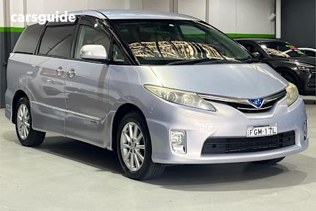 Blue 2013 Toyota Estima SUV AERAS