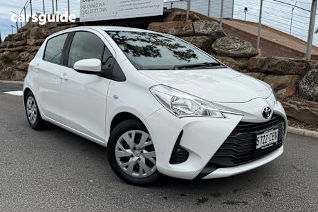White 2019 Toyota Yaris Hatch ASCENT F