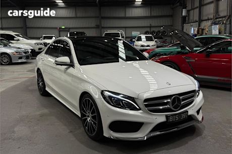 White 2017 Mercedes-Benz C-CLASS Sedan C250 R
