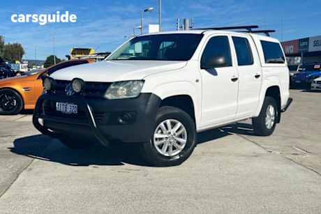 White 2015 Volkswagen Amarok Ute Tray TDI420 CORE 4X4