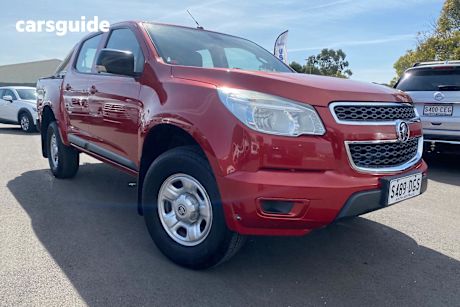 Red 2015 Holden Colorado Ute Tray LS 4X4
