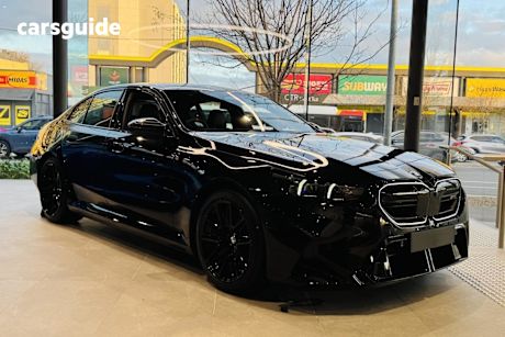 Black 2025 BMW 5 Sedan