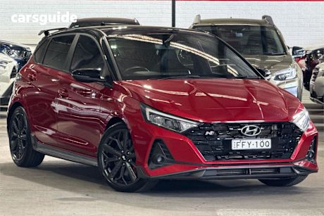 Red 2021 Hyundai I20 Hatch N F