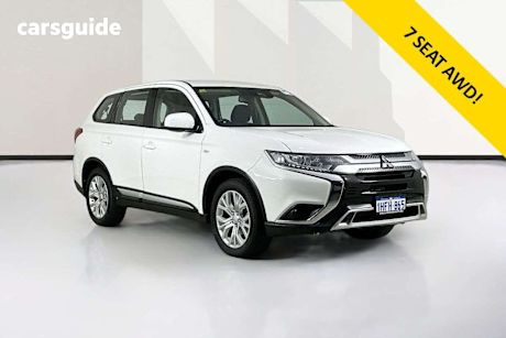 White 2021 Mitsubishi Outlander Wagon Es 7 Seat (Awd)