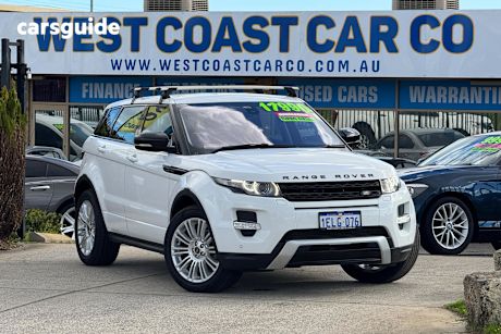 White 2013 Land Rover Range Rover Evoque Wagon Sd4 Dynamic