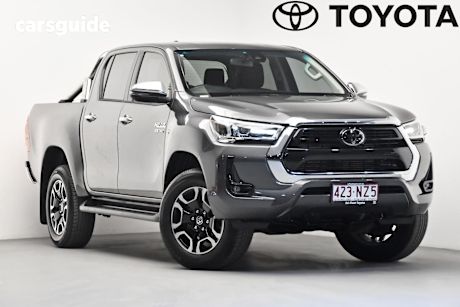 Grey 2021 Toyota Hilux Ute Tray SR5 4X4