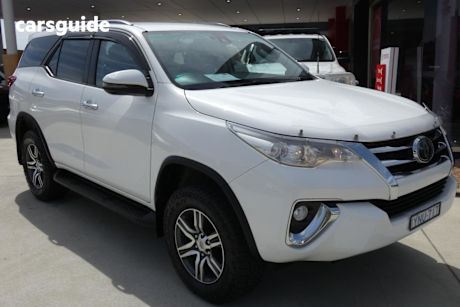 White 2019 Toyota Fortuner Wagon Gxl Premium Interior B+R Trim