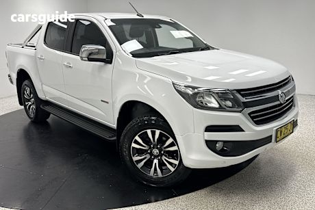 White 2019 Holden Colorado Ute Tray LTZ R