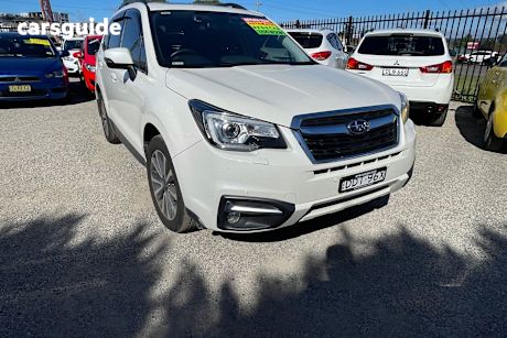 White 2016 Subaru Forester SUV 2.5I-S 4WD