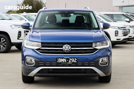 Blue 2021 Volkswagen T-Cross SUV 85TSI STYLE F