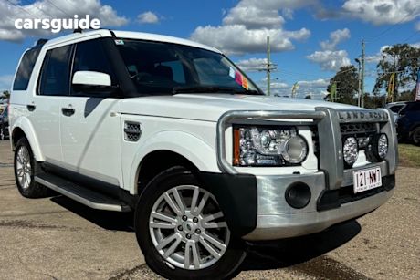 White 2013 Land Rover Discovery 4 SUV TDV6 4X4