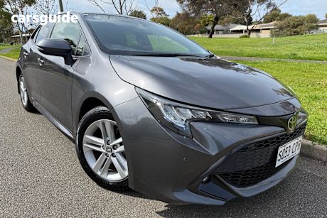 Grey 2022 Toyota Corolla Hatch SX F